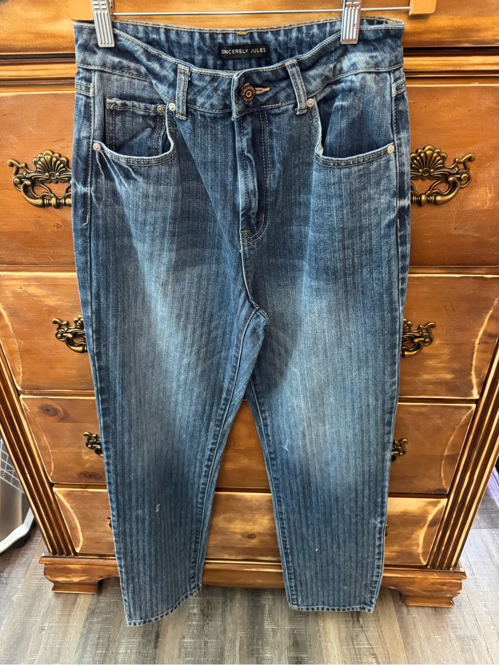 Sincerely Jules 100% Cotton High Rise Straight